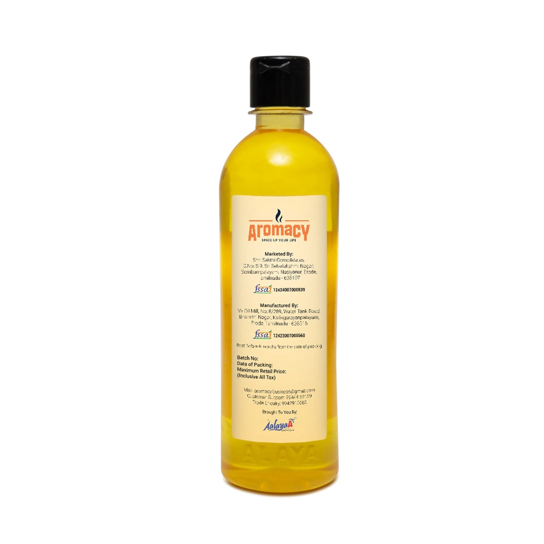 Groundnut Oil 500ml | Cold-Pressed & Pure | Aromacy