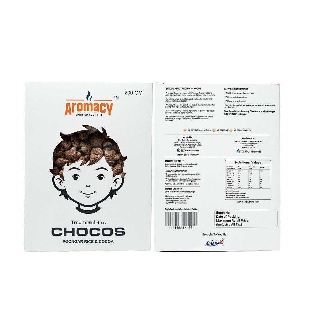 Chocos 200g (Poongar Rice & Chocoa)