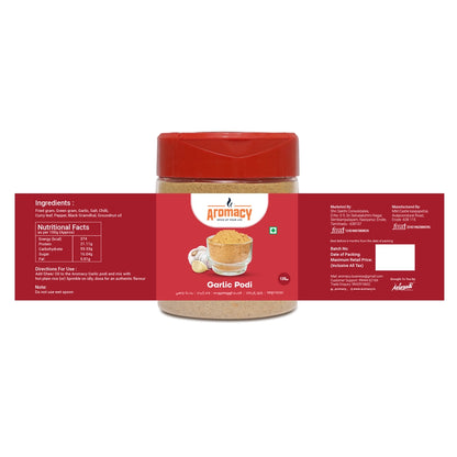 Garlic Podi (120g) – Spicy South Indian Gunpowder | Aromacy