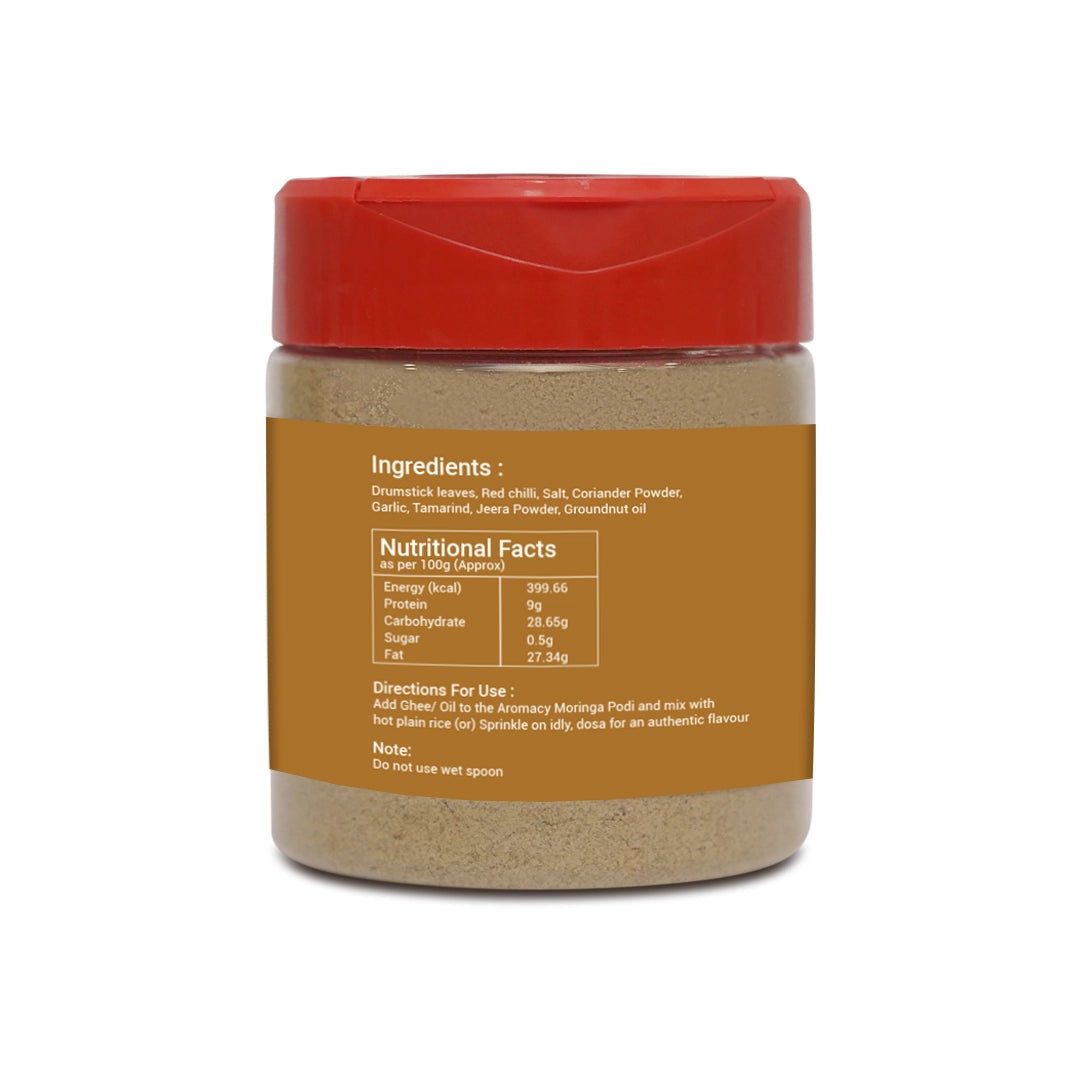 Moringa Podi 120g – Nutrient-Rich Herbal Powder | Aromacy