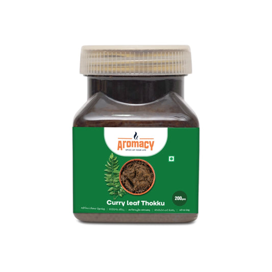 Curry Leaf Thokku (200g) – Traditional & Nutrient-Rich | Aromacy