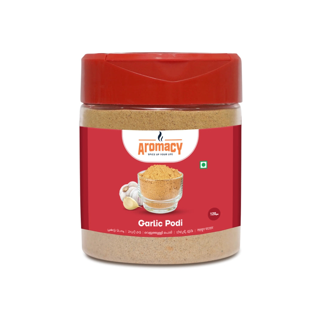 Garlic Podi (120g) – Spicy South Indian Gunpowder | Aromacy