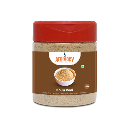 Kollu Podi 120g – Authentic Horse Gram Spice Powder | Aromacy