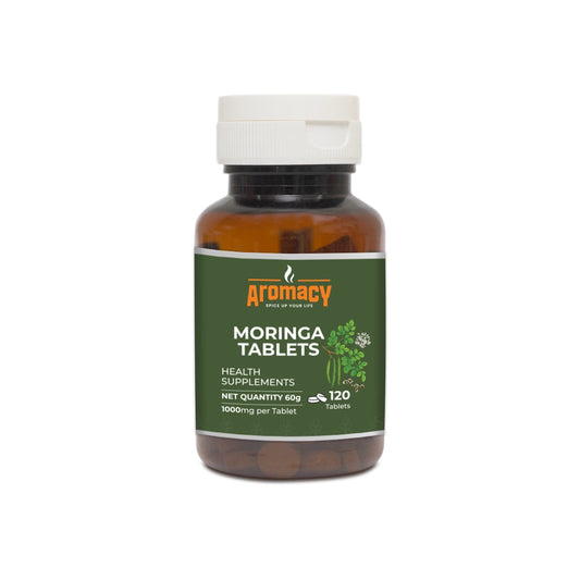 Moringa Tablets 120 Nos | Natural Energy &amp; Immunity Booster | Aromacy