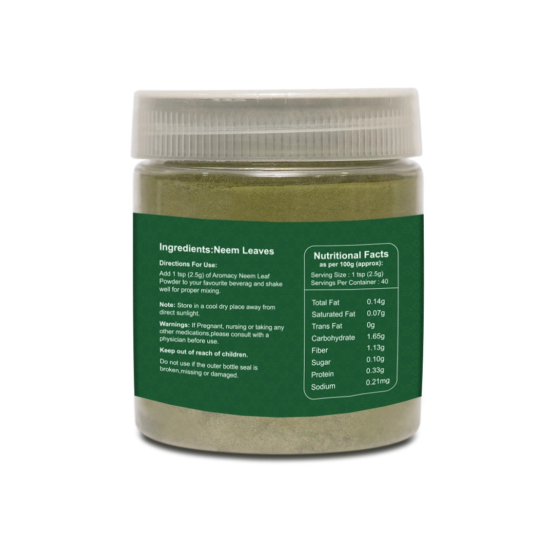 Neem Powder 75g | Natural Detox & Skin Care | Aromacy