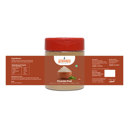 Pirandai Podi (120g) – Traditional & Herbal Chutney Powder | Aromacy