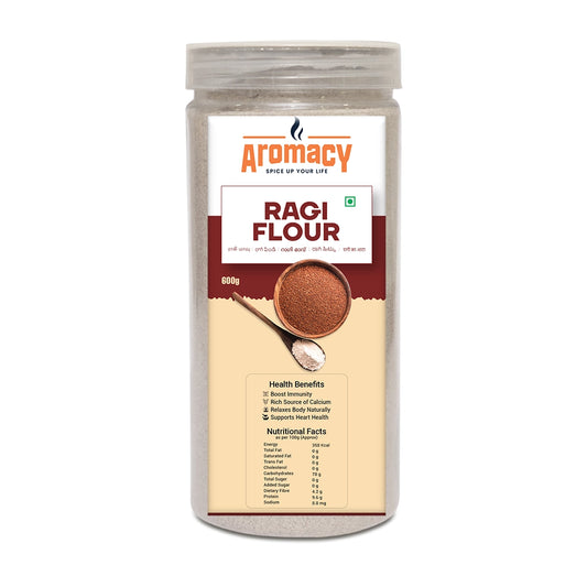 Ragi Flour 600g | Finger Millet Atta | Aromacy