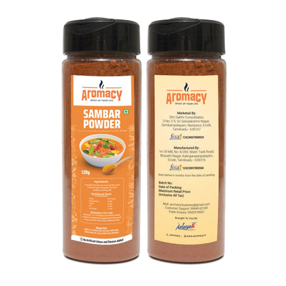 Sambar Powder 100g | Authentic South Indian Masala | Aromacy