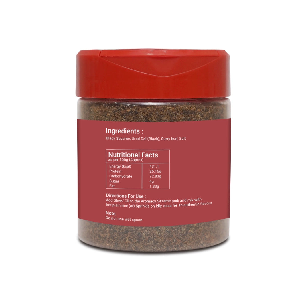 Sesame Podi (120g) – Nutty & Flavorful South Indian Chutney Powder | Aromacy