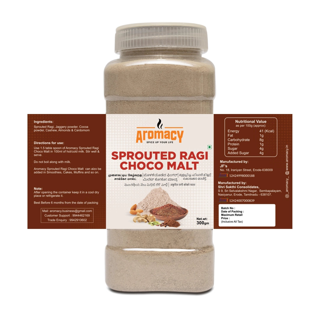 Sprouted Ragi Choco Malt 300g