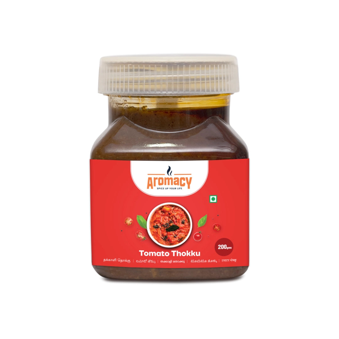 Tomato Thokku (200g) – Authentic South Indian Pickle | Aromacy