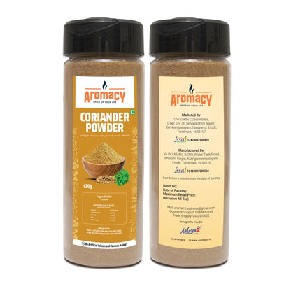Coriander Powder 100g | Freshly Ground Dhaniya | Aromacy